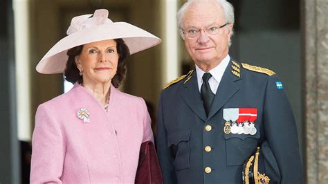 Sweden's King Carl XVI Gustaf and Queen Silvia pay tribute to late ...