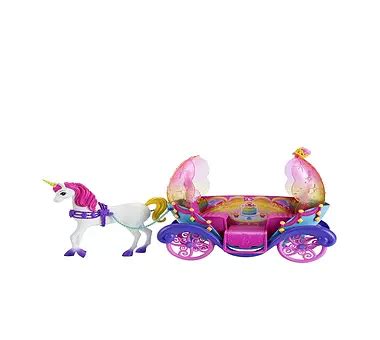 Mattel Barbie Regenbogen Prinzessin Einhorn Und Kutsche Transparent