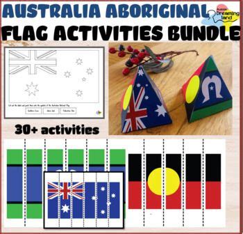 Australia Aboriginal Flags activities BUNDLE | representing First ...