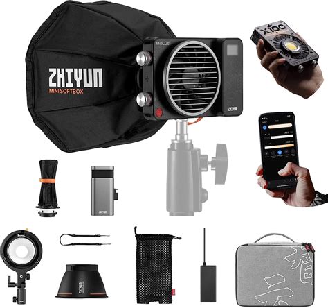 Zhiyun Molus X Pro W Led Video Studio Light K K W Handle