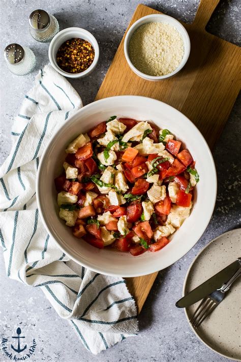 Linguine With Tomatoes Basil And Brie The Beach House Kitchen