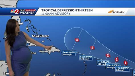 Tracking The Tropics Tropical Depression 13 Forms Youtube