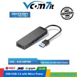 Jual USB HUB VENTION 3 0 2 0 4 Port High Speed Power For Mac Windows