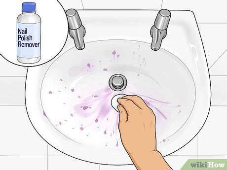 how to get rid of hair dye stains on sink
