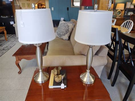 Silver Lamp Set Roth And Brader Furniture