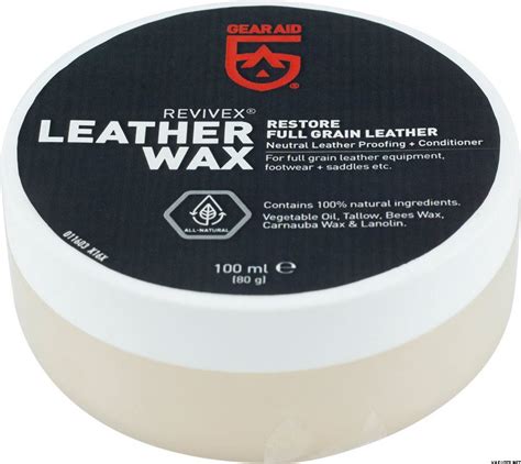 Gearaid Revivex Leather Wax Clothing Waxes English