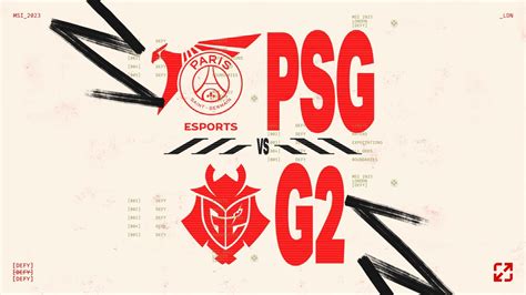 PSG VS G2 MAPA 1 PLAY IN MSI 2023 LEAGUE OF LEGENDS YouTube