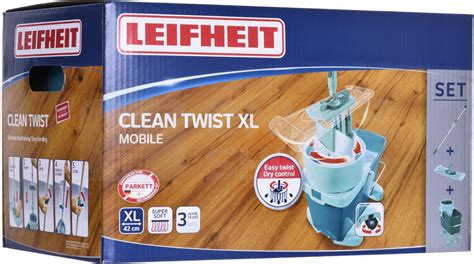 Mop sada Leifheit Clean Twist extra soft XL s vozíkem ONLINESHOP cz