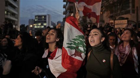 Lebanese Block Roads As Revived Protests Enter Fourth Month