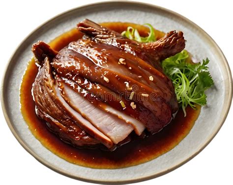 Crispy Peking Duck Succulent Meat Crackling Skin Aromatic Flavors