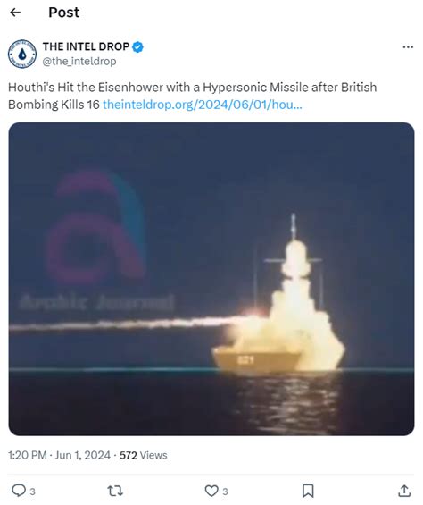 Fact Check Image Does NOT Show Houthi Missile Strike Against USS