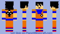 Son Goku Minecraft Skin