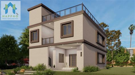 X Modern House Plan East Facing Bhk Plan Happho