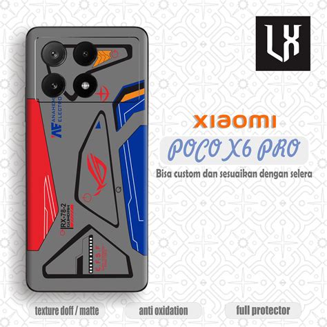 Jual Pie2cis Garskin Stiker Case Xiaomi Poco X6 Pro Motif Rog Free