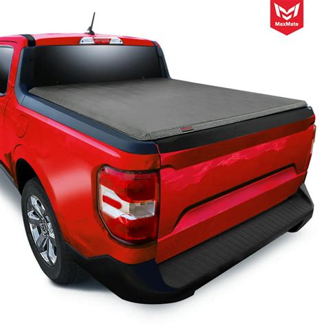 Maxmate Soft Tri Fold Truck Bed Tonneau Cover Compatible With 2022 2023 Ford Maverick