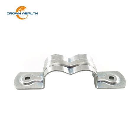 China Stainless Steel Double Saddle Clamp Factory And Manufacturers Crown