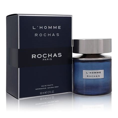 Eau De Toilette Spray Masculino Rochas L Homme Rochas 60 Ml