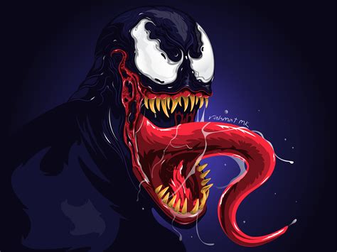 Venom Digital Fan Art 5k Hd Superheroes 4k Wallpapers Images Images