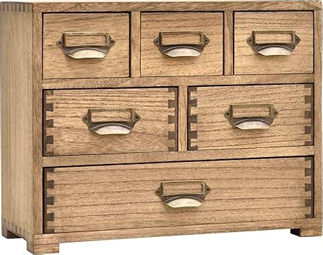 Amazon KIRIGEN Wood Desk Drawer Organizer Home Storage Cabinet 6