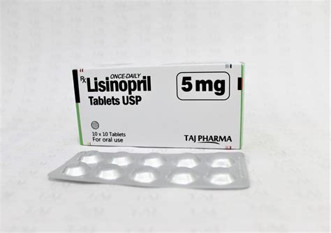 Lisinopril 5mg Tablets Usp Manufacturers Suppliers And Exporters India