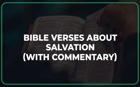 25 Bible Verses About Salvation (With Commentary) - Scripture Savvy