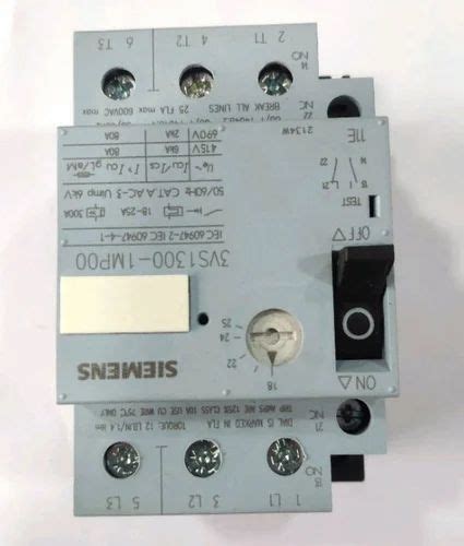 18 25A Triple Pole Siemens 3VS1300 1MP00 MPCB At Rs 2802 Piece In