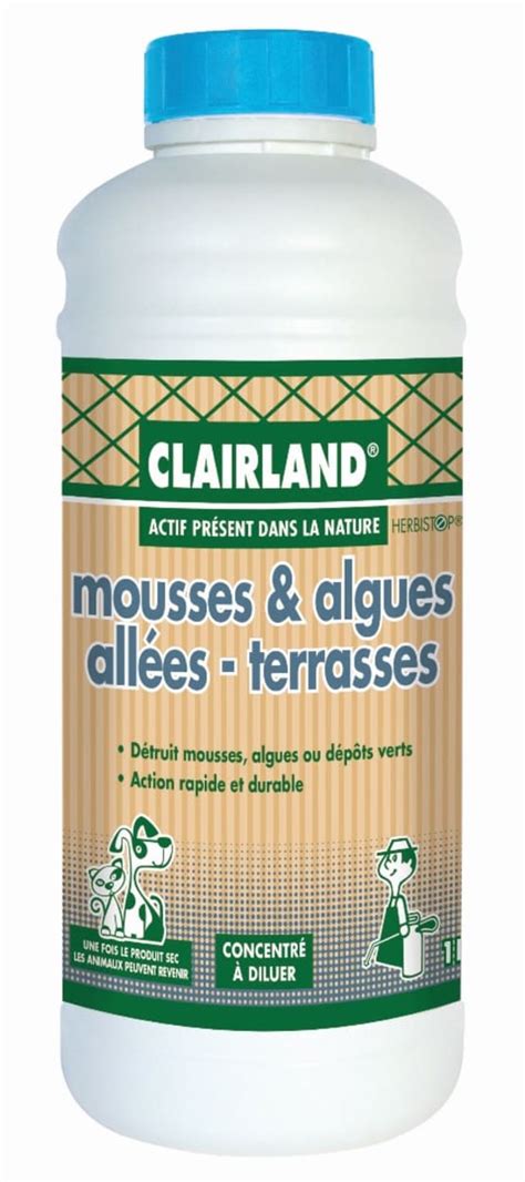 Clairland Anti mousse Allées Terrasses Bio 1 L Jardiland