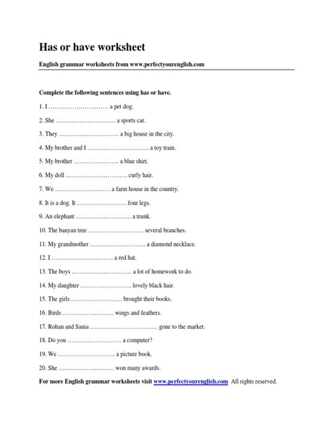 worksheet