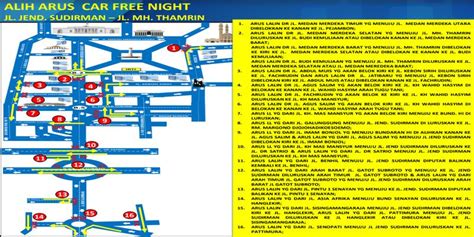 Catat Berikut Rekayasa Lalin Sudirman Thamrin Saat Cfn Malam Tahun