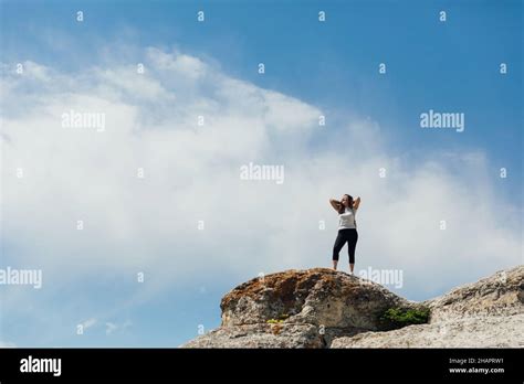 Watching Sunrise Cliff Top Hi Res Stock Photography And Images Alamy