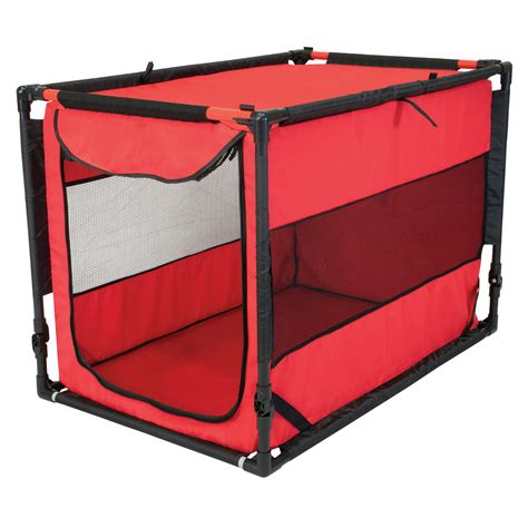 Life Large Portable Dog Kennel, Red