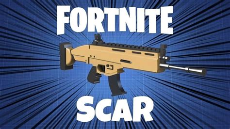 3D Printed Fortnite Legendary SCAR (Full Size) by Ryan Takiguchi | Pinshape