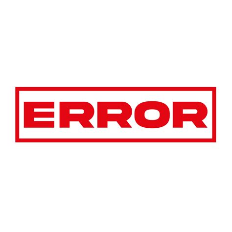 error rojo sello en un transparente antecedentes 23652071 PNG