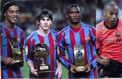 Photo FC Barcelona Players Ronaldinho Messi Eto O Henry Photos