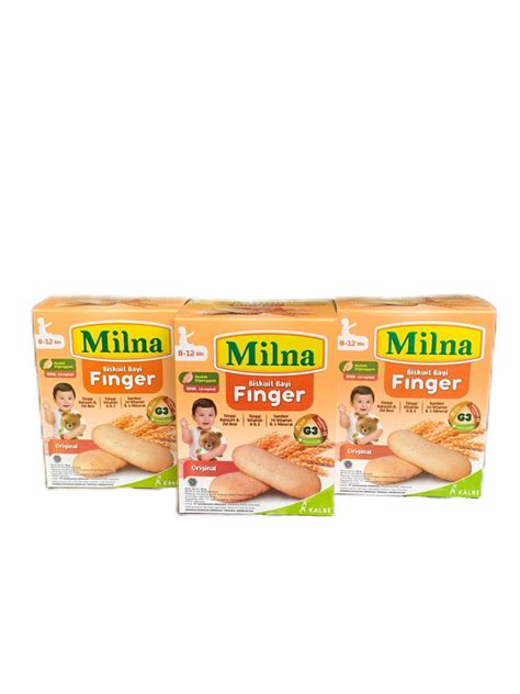 Milna Bubur Biskuit Finger Baby Makanan Minuman Makanan Instan Di