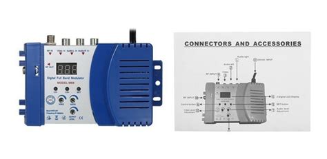 Compacto Rf Modulador Audio Video Tv Convertidor Rhf Señal U Cuotas