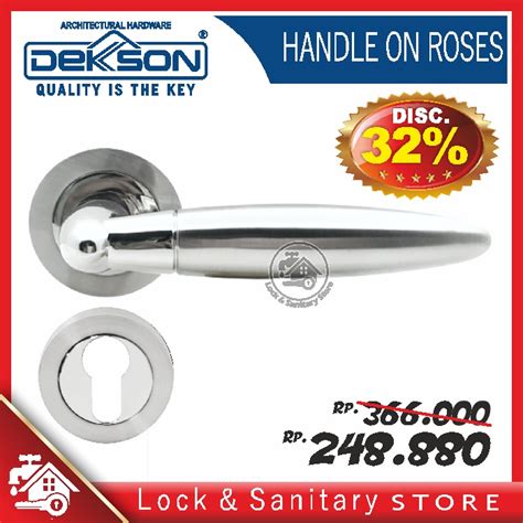 Jual Handel Pintu Dekkson Dekson Lhr Sn Np Lever Handle Pintu Kayu