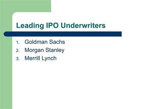 Initial Public Offering Ipo Processppt