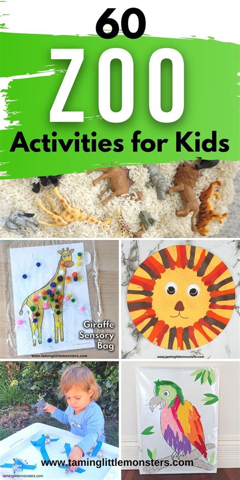 61 Fabulous Zoo Activities for Kids | Zoo activities, Animal activities ...