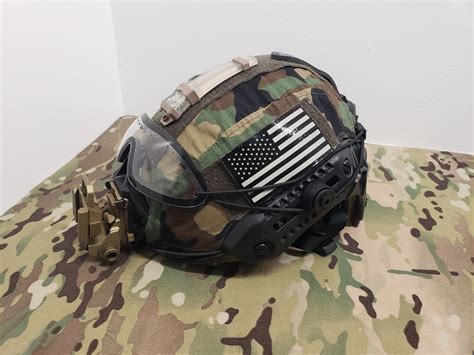 Aanda Tactical Llc Mtek Flux Carbonballistic Hybrid Helmet Cover