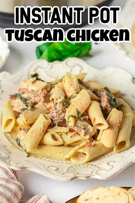 Instant Pot Tuscan Chicken Recipe Marathons And Motivation