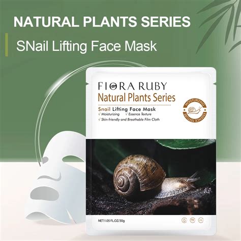 Natural Skin Care Korea Plant Extract Snails Collagen Face Sheet Mask