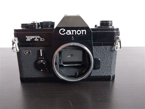 Canon Ftb Ql Camera Body Rare Black Color Photography Cameras On