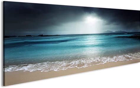 Islandburner Tableau Tableaux Sur Toile Turquoise Plage De La Mer Image