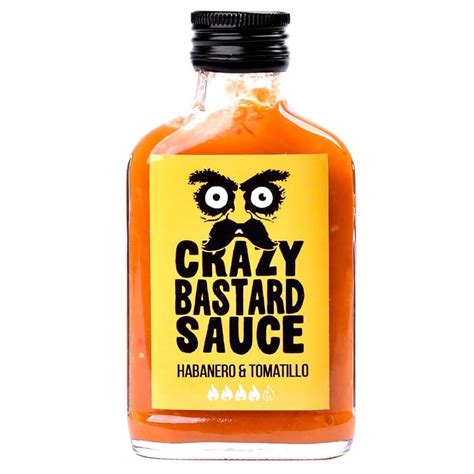 Crazy Bastard Habanero Tomatillo Hot Sauce Ml Drakfrukt Se