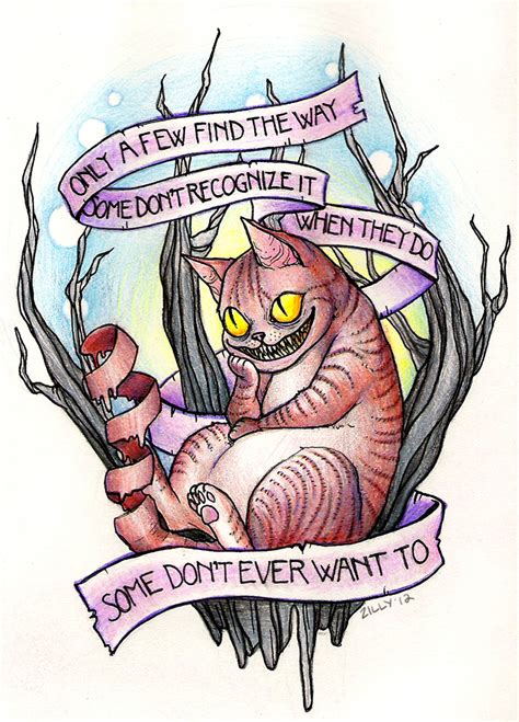 Cheshire Cat tattoo by Zillywhoooore on DeviantArt