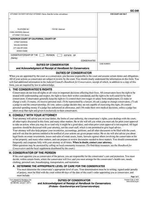 Ca Conservator Fill Out Sign Online Dochub