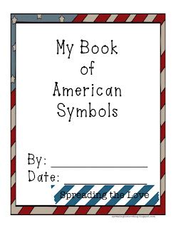 Spreading The Love Lesson Planning American Symbols Booklet