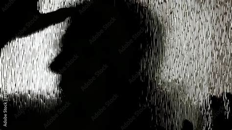 Flickering alternating shots: two zombies trying to assault the viewer ...