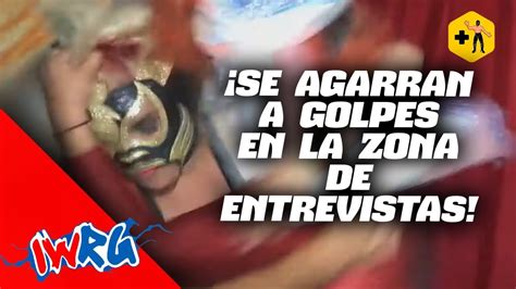 IWRG Satania Y Mary Caporal Se Agarran A Golpes Con Bengalee Y Diosa